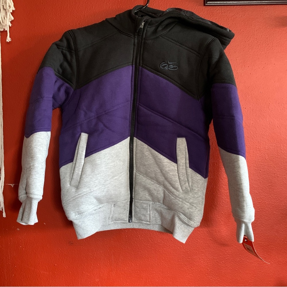 NWT Boys Nike 6.0 Hooded Jacket size Medium (10/12) multicolored